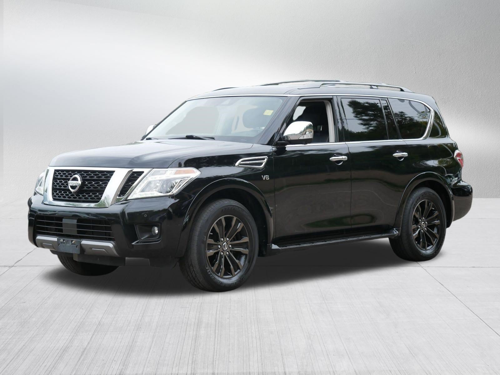 Certified 2019 Nissan Armada Platinum w/ Captain's Chairs Package AWD/4WD image 3