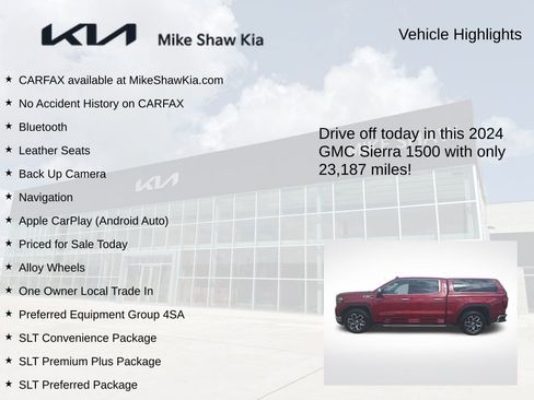 Used 2024 GMC Sierra 1500 SLT w/ SLT Premium Plus Package image 6