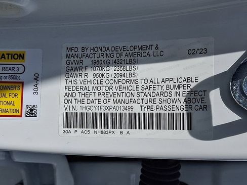 Used 2023 Honda Accord EX image 24