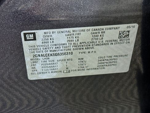 Used 2016 Chevrolet Equinox LT w/ Convenience Package FWD image 37