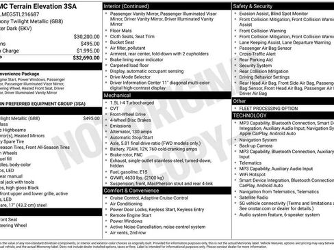 Used 2026 GMC Terrain Elevation FWD image 2