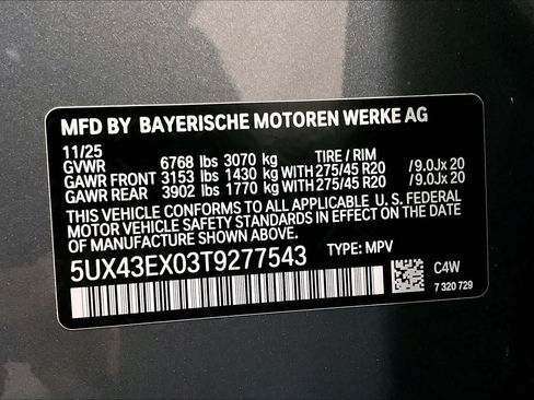 New 2026 BMW X6 M60i w/ Climate Comfort Package AWD/4WD image 12
