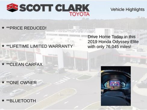 Used 2019 Honda Odyssey Elite image 11