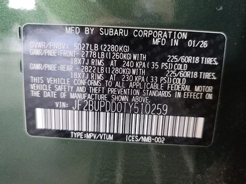 Certified 2026 Subaru Outback Limited AWD/4WD image 36