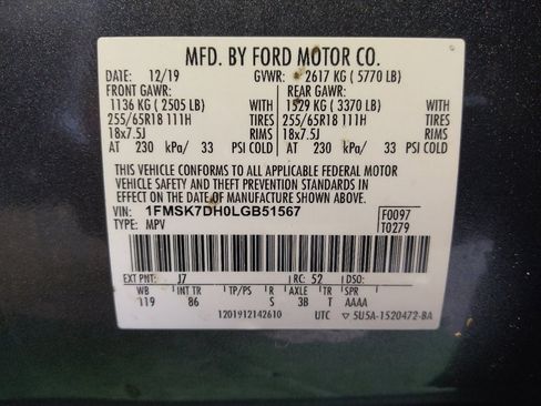 Used 2020 Ford Explorer XLT RWD image 33