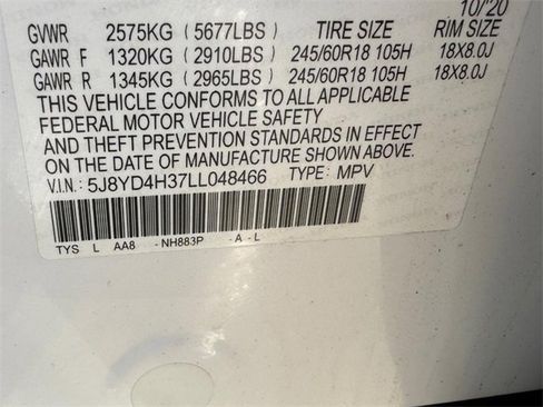 Used 2020 Acura MDX SH-AWD image 22