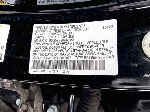 Used 2022 Honda Accord Sport image 31