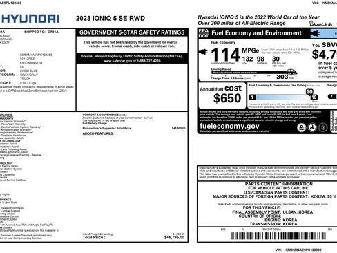 Used 2023 Hyundai Ioniq 5 SE image 49
