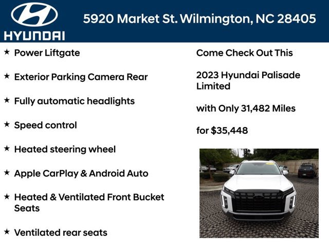 Certified 2023 Hyundai Palisade Limited w/ Cargo Package AWD/4WD image 11