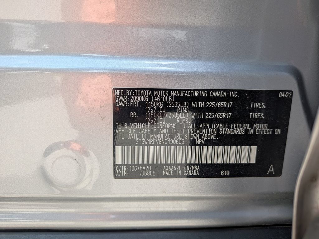 Used 2022 Toyota RAV4 XLE w/ Convenience Package FWD image 33