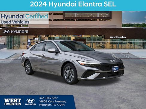Certified 2024 Hyundai Elantra SEL FWD image 1