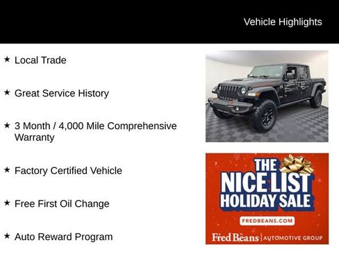 Used 2022 Jeep Gladiator Mojave w/ Cold Weather Group image 3