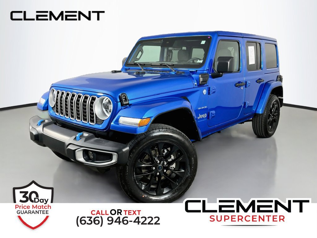 Used 2024 Jeep Wrangler Unlimited Sahara w/ Dual Top Group AWD/4WD 360° Tour