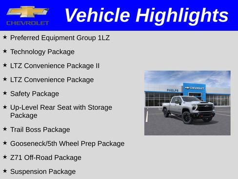 New 2026 Chevrolet Silverado 2500 LTZ w/ Trail Boss Package AWD/4WD image 2