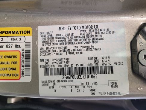 Used 2018 Ford Fusion S image 33