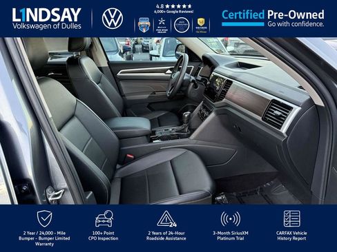 Certified 2022 Volkswagen Atlas SE w/ Black Wheel Package image 12