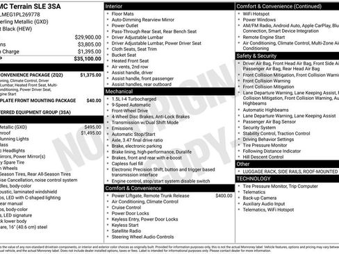 Used 2023 GMC Terrain SLE w/ Driver Convenience Package image 6