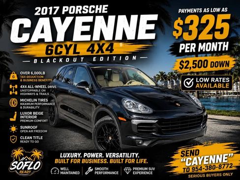 Used 2017 Porsche Cayenne AWD/4WD image 1