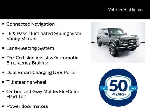 Certified 2025 Ford Bronco Big Bend AWD/4WD image 16
