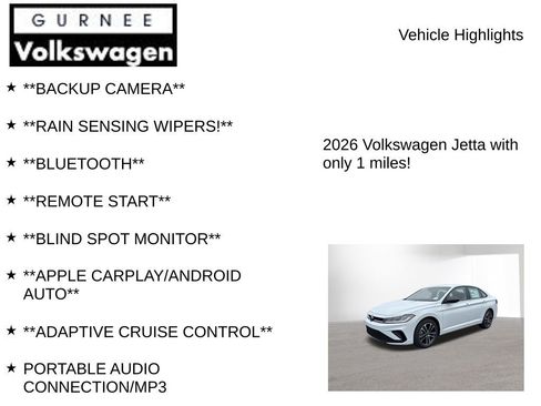 New 2026 Volkswagen Jetta Sport FWD image 7