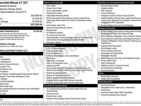 New 2026 Chevrolet Blazer LT w/ Convenience Package FWD image 10