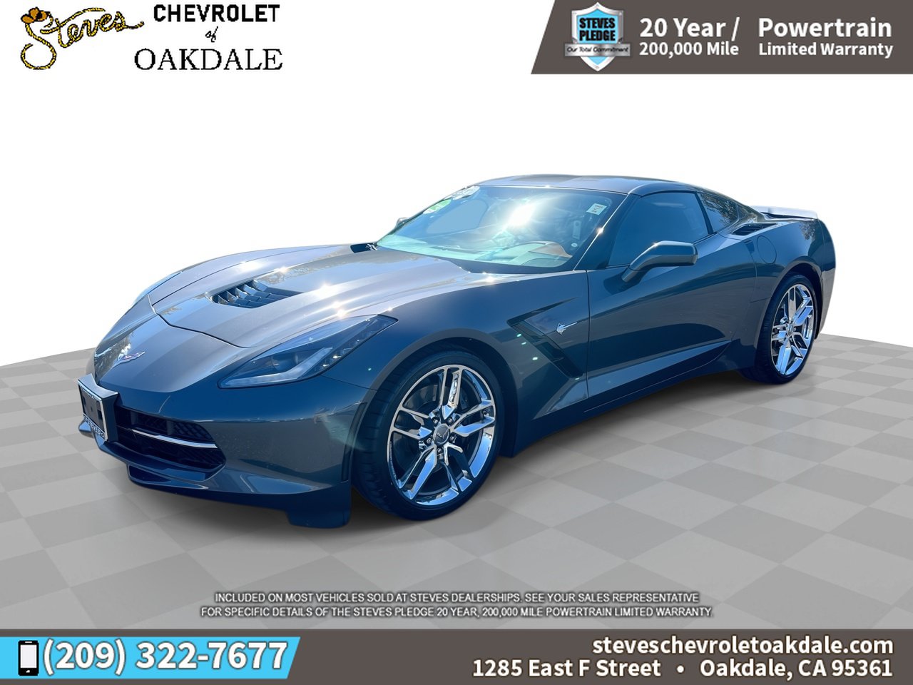 Certified 2014 Chevrolet Corvette Stingray Coupe w/ 3LT Preferred Equipment Group RWD image 1