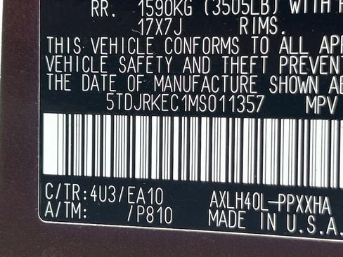 Used 2021 Toyota Sienna XLE image 44