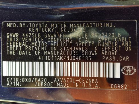 Used 2022 Toyota Camry LE image 33