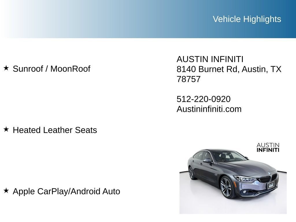 Used 2020 BMW 440i Gran Coupe RWD image 10