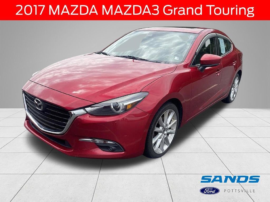 Used 2017 MAZDA MAZDA3 Grand Touring w/ Premium Equipment Package FWD image 1