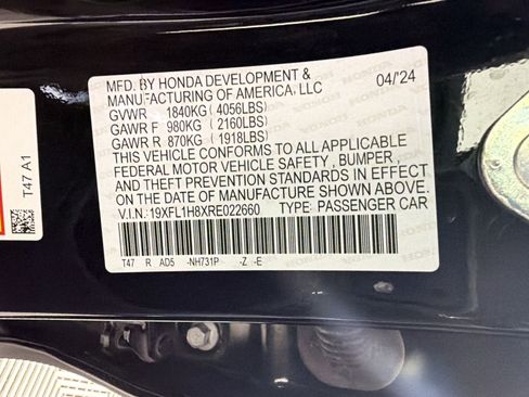 Certified 2024 Honda Civic Sport Touring image 21