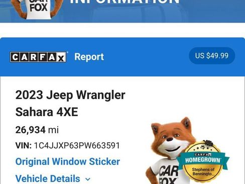 Used 2023 Jeep Wrangler Unlimited Sahara w/ Cold Weather Group AWD/4WD image 7