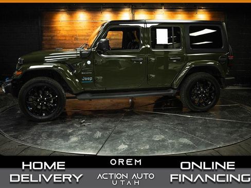 Used 2023 Jeep Wrangler Unlimited Sahara w/ Cold Weather Group image 1