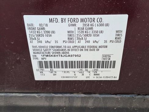 Used 2018 Ford Explorer Platinum AWD/4WD image 16