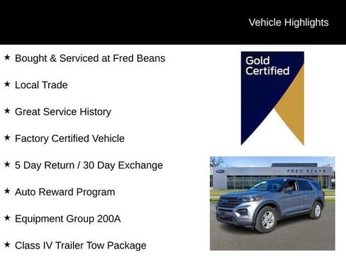 Used 2022 Ford Explorer XLT w/ Class IV Trailer Tow Package AWD/4WD image 4
