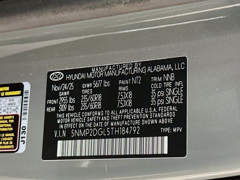 Used 2026 Hyundai Santa Fe SEL AWD/4WD image 12