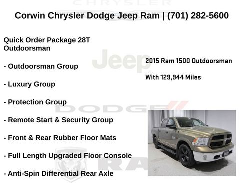 Used 2015 RAM 1500 Outdoorsman AWD/4WD image 6