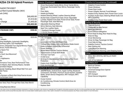 New 2026 MAZDA CX-50 2.5 Hybrid w/ Weather Package