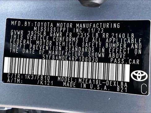 Used 2024 Toyota Corolla LE image 34