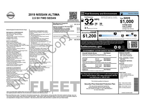 Used 2019 Nissan Altima 2.5 SV FWD image 2
