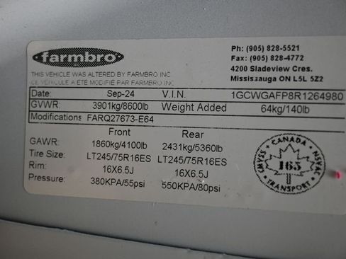 Used 2024 Chevrolet Express 2500 w/ Driver Convenience Package image 3