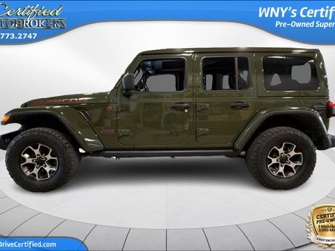 Used 2021 Jeep Wrangler Unlimited Rubicon w/ Uconnect 4C Nav & Sound Group AWD/4WD image 9