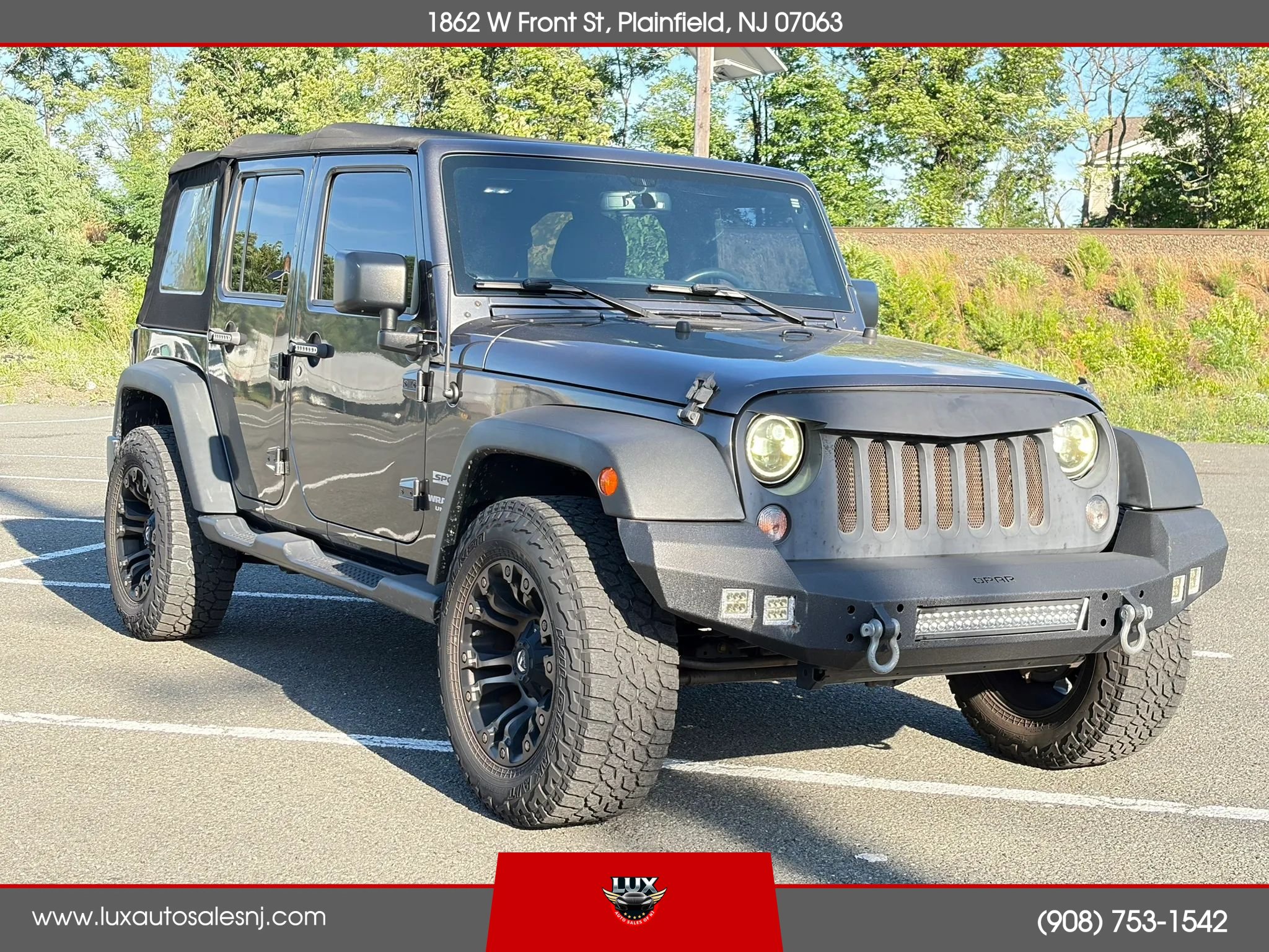 Used 2016 Jeep Wrangler Unlimited Sport w/ Quick Order Package 24S AWD/4WD image 4