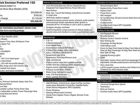 Used 2020 Buick Envision Preferred image 12