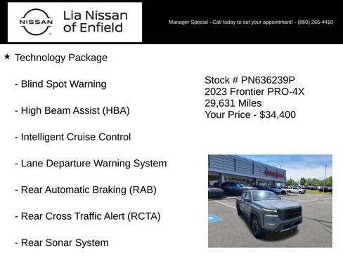 Used 2023 Nissan Frontier PRO-4X w/ Pro Convenience Package AWD/4WD image 15