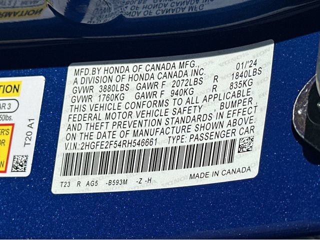 Used 2024 Honda Civic Sport image 29