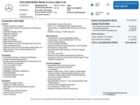 Used 2023 Mercedes-Benz G 63 AMG 4MATIC image 28