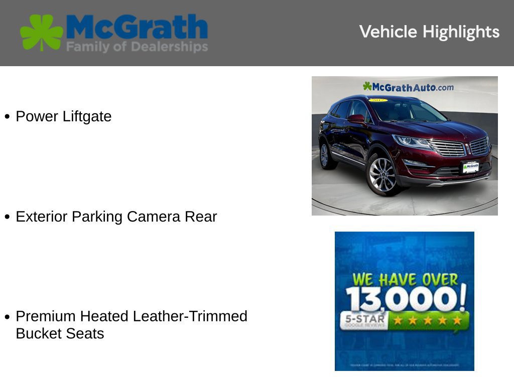 Used 2017 Lincoln MKC Select AWD/4WD image 6