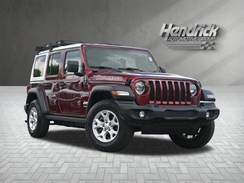 Used 2021 Jeep Wrangler Unlimited Sport AWD/4WD image 2