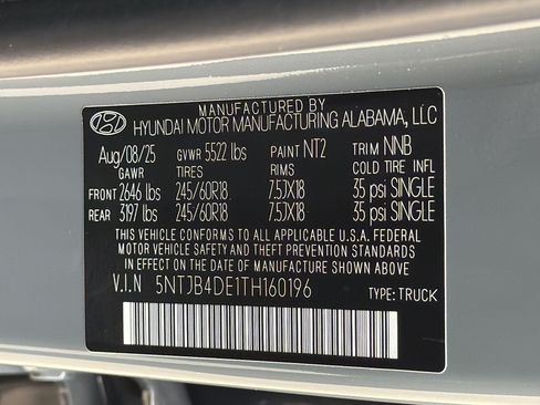 Used 2026 Hyundai Santa Cruz SEL FWD image 24